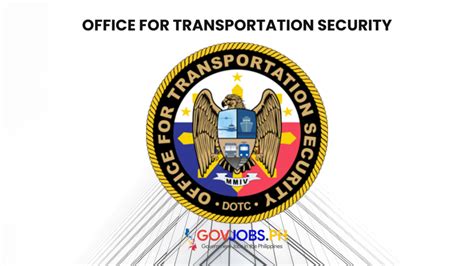 www.ots.gov.ph hiring|Office for Transportation Security (OTS) .